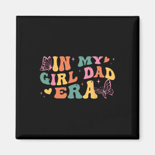 Retro Butterfly Geschenk für Vater und Tochter in Magnet