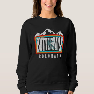Retro Buttermilch Co Vintag Colorado Mountain Gear Sweatshirt