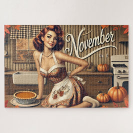 Retro Button-Up Girl Pumpkin