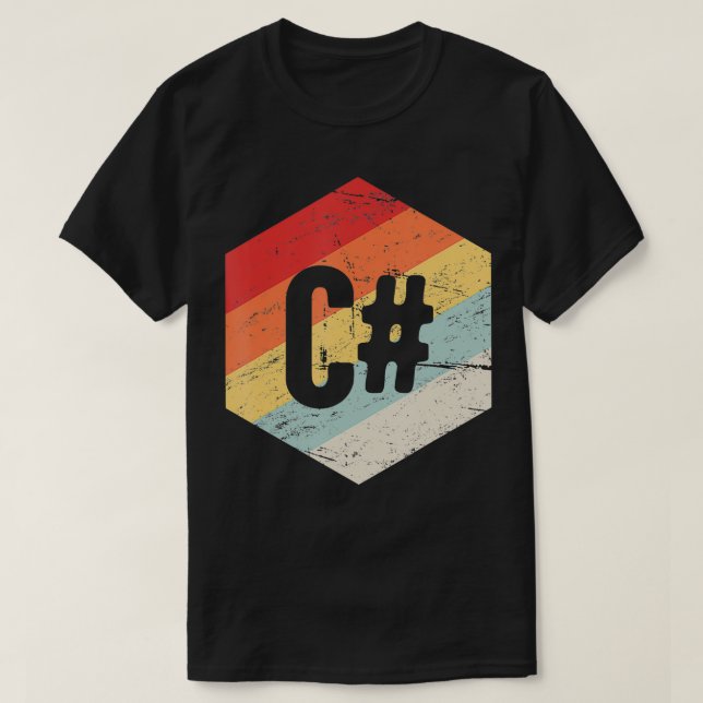 Retro C T-Shirt (Design vorne)