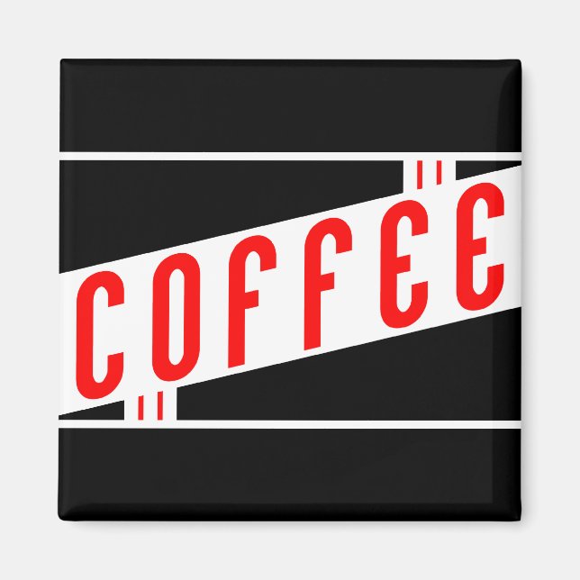 Retro-Café Magnet (Vorne)