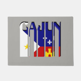 Retro Cajun Acadiana Flaggen-Louisiana-Tür-Matte Fußmatte