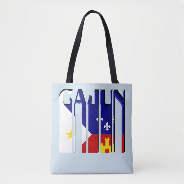 Retro Cajun Acadiana Tasche (Vorderseite)
