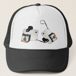 Retro Camera Hat Truckerkappe