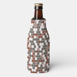 Retro-Camouflage mit grünen und roten Punkten Flaschenkühler