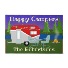 Retro Camper Door Mat