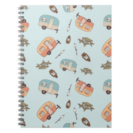 Retro-Camper-Notizbuch Notizblock