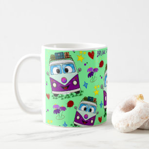 Retro-Campervan-Tasse – Bruno Edition  Kaffeetasse