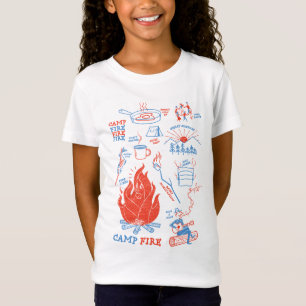 Retro Campfire Adventure - Funny Camping Aktivität T-Shirt
