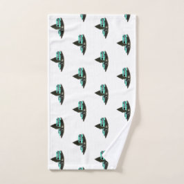 Retro Camping Anhänger Nomad Muster Handtuch