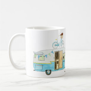 Retro-Camping-Anhänger-Tasse Kaffeetasse