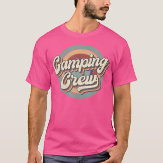 Retro-Camping für Familienfeuer Vintag T-Shirt