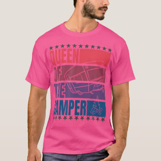 Retro-Camping-Idee für RV-Campers - Königin der C T-Shirt