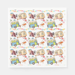 Retro-Camping Serviette