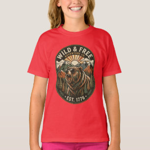Retro-Camping-Wander-Outdoor-Naturliebhaber-Design T-Shirt