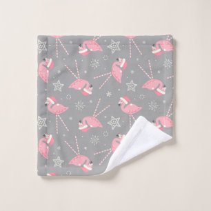 Retro Candy Pink Flamingos ©studioxtine Badhandtuch Set