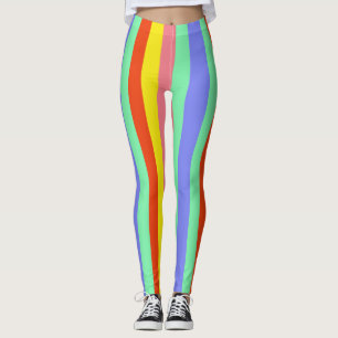 Retro Candy Streifen - Eine Liebe Leggings