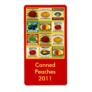 Retro Canning Jar Labels Label Docking Goods Canne