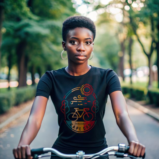 Retro Cape Cod Bike Trail T-Shirt (Von Creator hochgeladen)