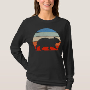 Retro Capybara Lover Vintag Zootier T-Shirt