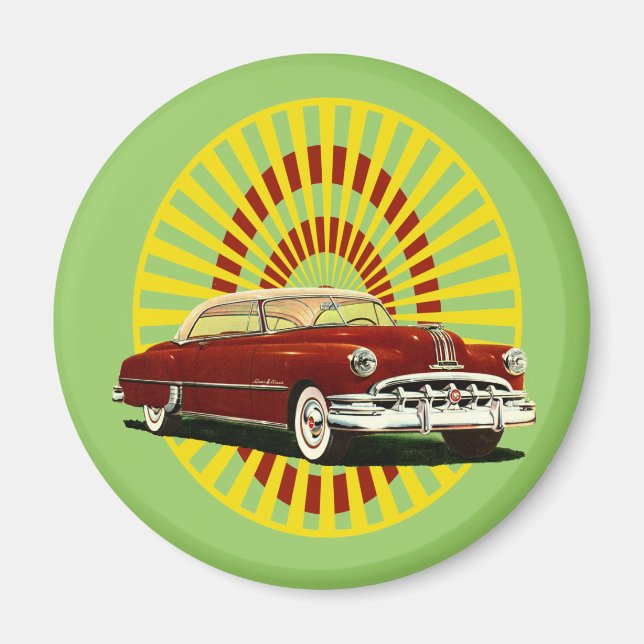 Retro Car Magnet (Vorne)