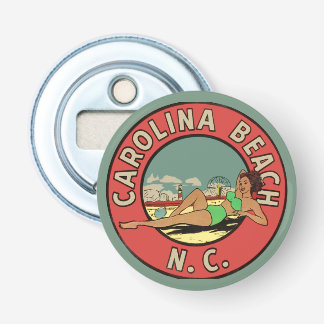Retro Carolina Beach Rundel Flaschenöffner