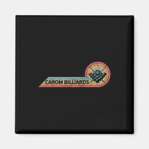 Retro Carom Billiards Vintager Spielfilmstreifen Magnet