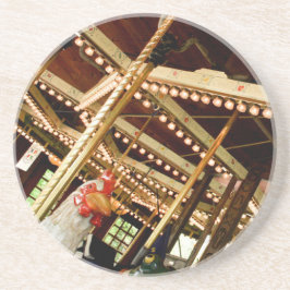 Retro Carousel Rooster Getränkeuntersetzer