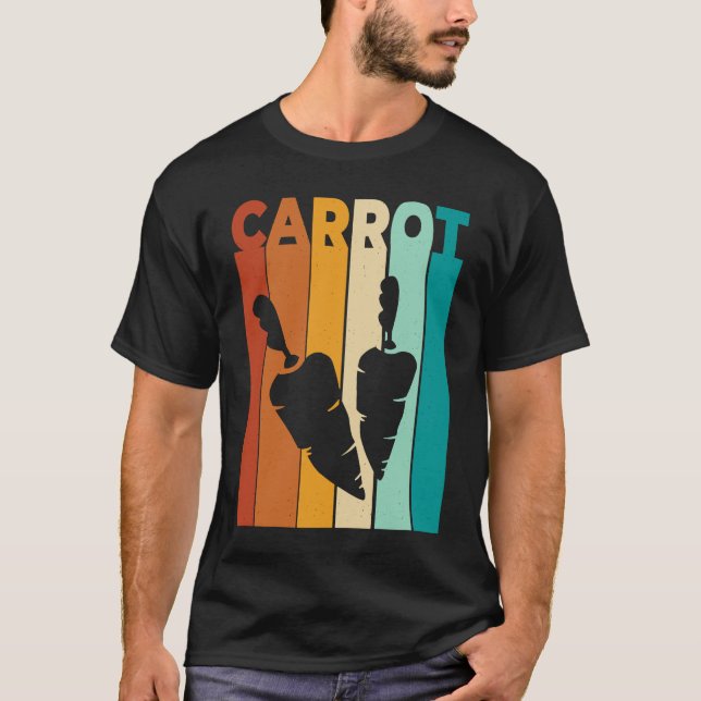 Retro Carrot T-Shirt (Vorderseite)