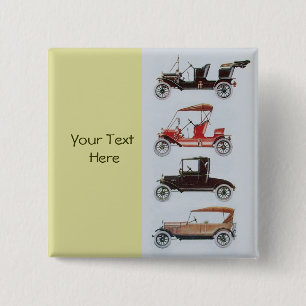 RETRO-CARS 2 - Auto-Reparaturautomobil, gelb Button