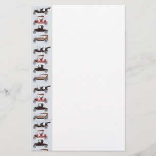 RETRO CARS 2 AUTO RESTORATION Graurot Briefpapier