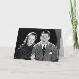 Rétro carte d'anniversaire drôle