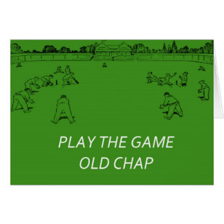 Rétro carte de cricket