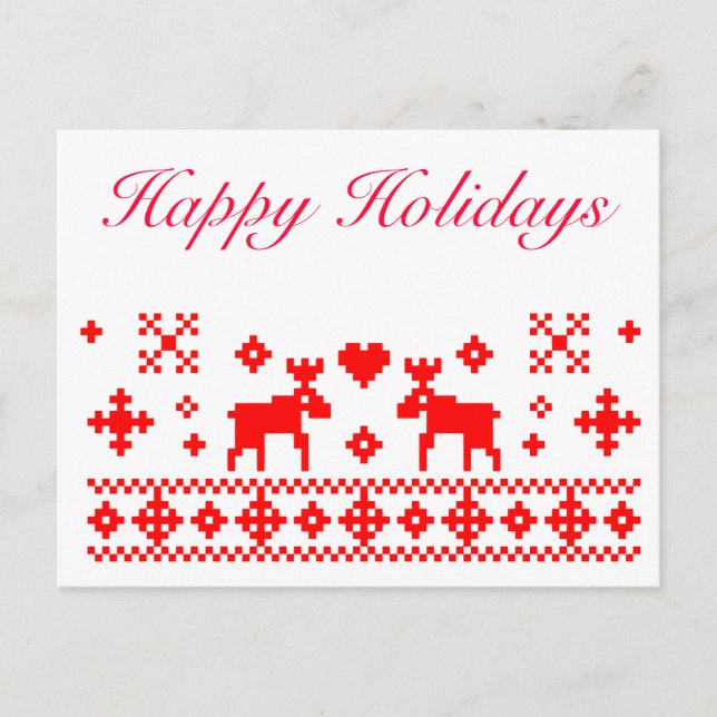 Rétro carte de Noël (Devant)