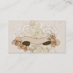 Rétro carte de visite de bannière