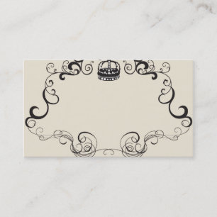 Rétro carte de visite de cadre