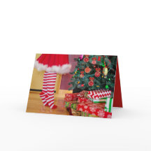 Rétro carte de voeux vintage de Noël de culture