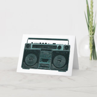 rétro carte stéréo