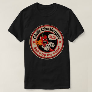 Retro-Cartoon-Chili mit Controller-Gamer T-Shirt