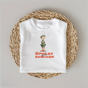 Retro-Cartoon-Elf-Sarkasmus-Phrase T-Shirt
