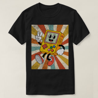 Retro-Cartoon-Handheld-Spielkonsole T-Shirt