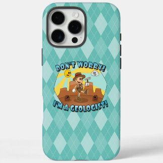 Retro Cartoon - Keine Sorge, ich bin Geologe! iPhone 16 Pro Max Hülle