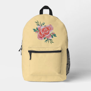 Retro Cartoon Winking Heart Steal My Heart Backpac Bedruckter Rucksack