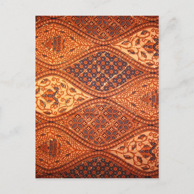 Retro Carving Postkarte (Vorderseite)