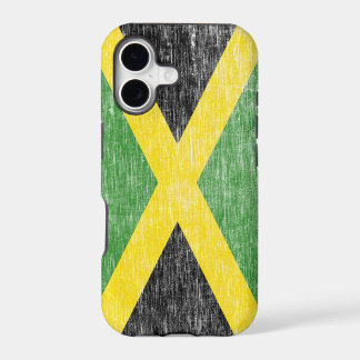 Rétro cas jamaïcain de l'iPhone 5 de drapeau