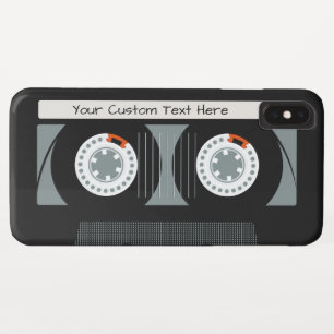 Retro Casette Tape benutzerdefinierte Text-Handy-F Case-Mate iPhone Hülle