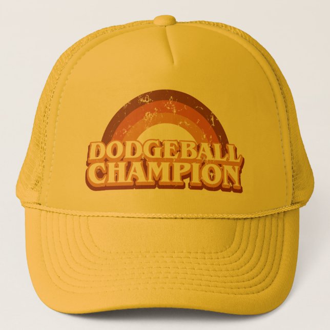 Rétro casquette de camionneur de champion de (Devant)