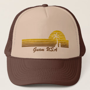 Rétro casquette de camionneur de la Guam