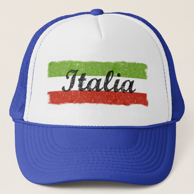 Rétro casquette Italie de camionneur de l'Italie (Devant)