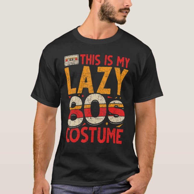 Retro Cassette Das ist mein lila 80er Kostüm Eight T-Shirt (Vorderseite)